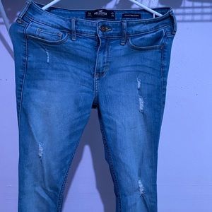 Hollister Low-Rise Super Skinny Ripped Jeans